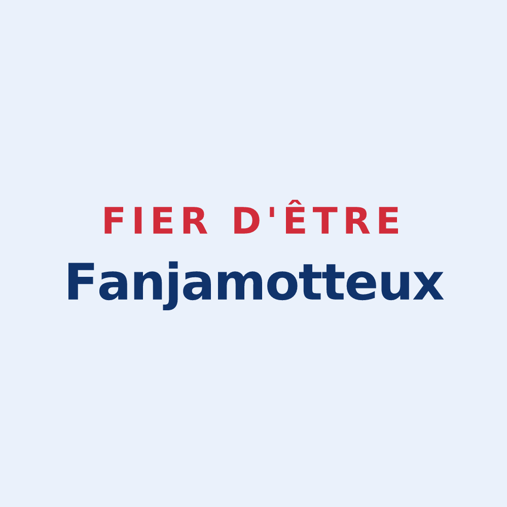 Sticker « Fier d'être Fanjamotteux » — design pour La Motte-Fanjas