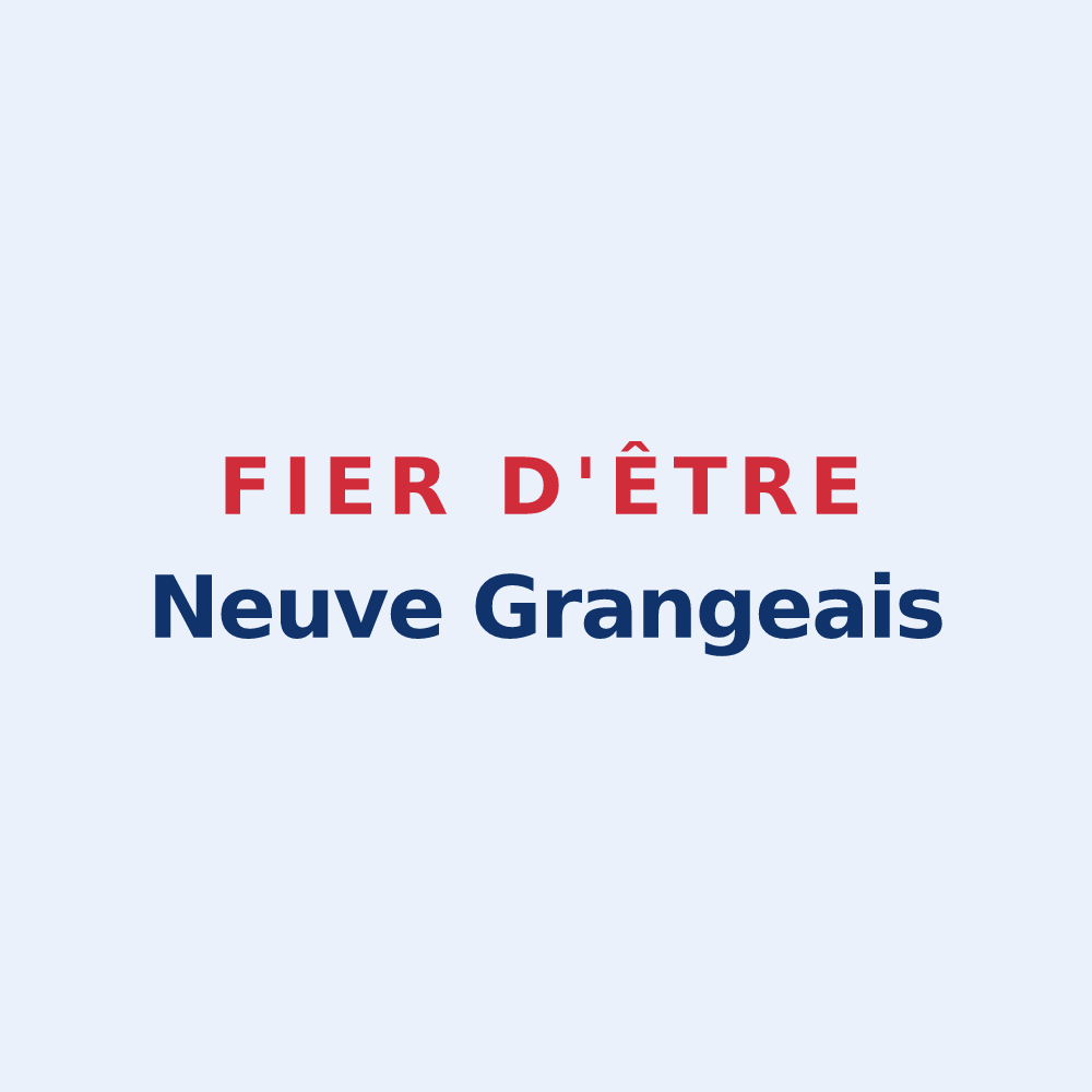 Sticker « Fier d'être Neuve Grangeais » — design pour La Neuve-Grange