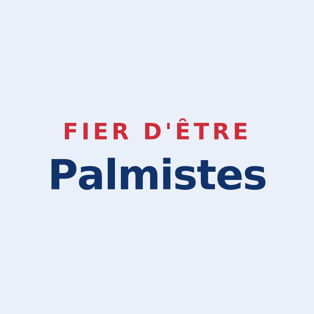 Sticker « Fier d'être Palmistes » — design pour La Palme