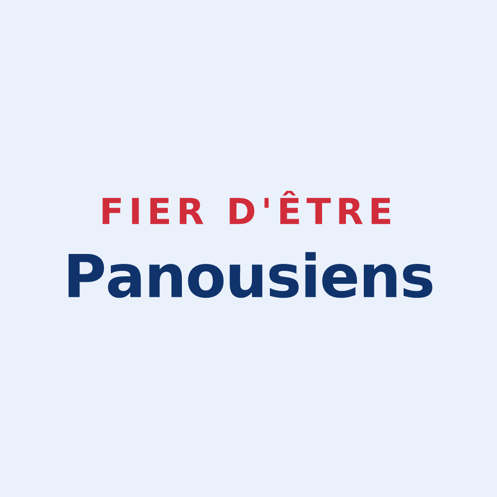 Sticker « Fier d'être Panousiens » — design pour La Panouse
