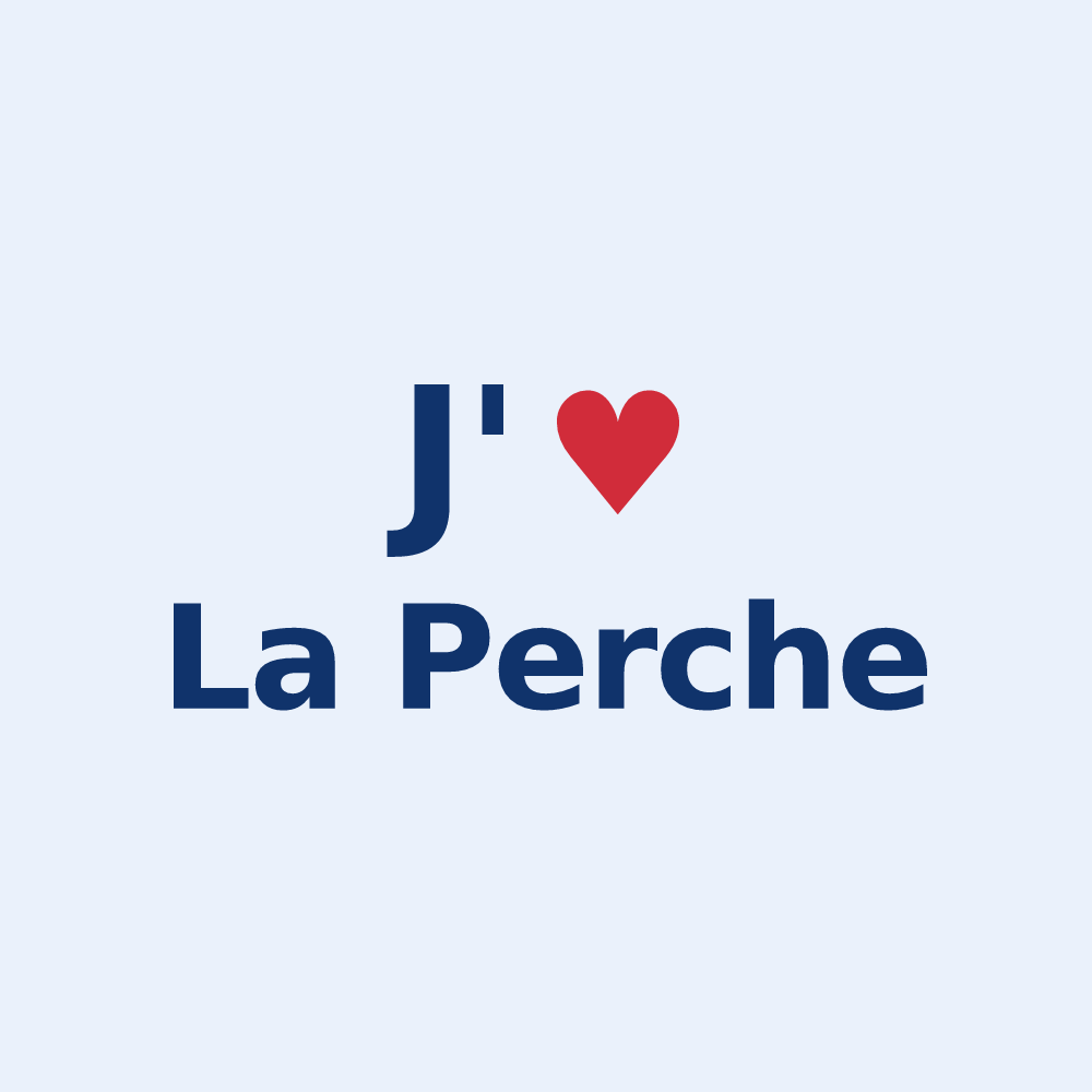 Sticker personnalisé La Perche — design J'aime La Perche