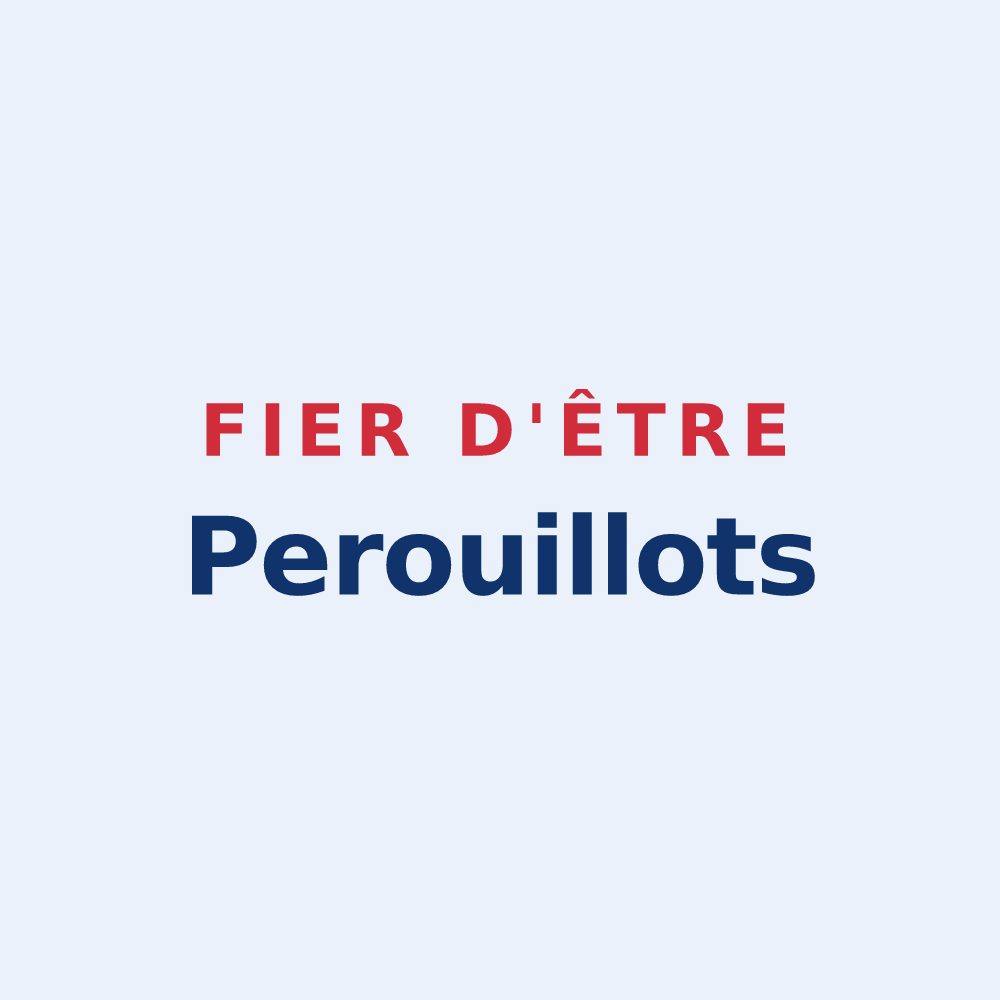 Sticker « Fier d'être Perouillots » — design pour La Pérouille