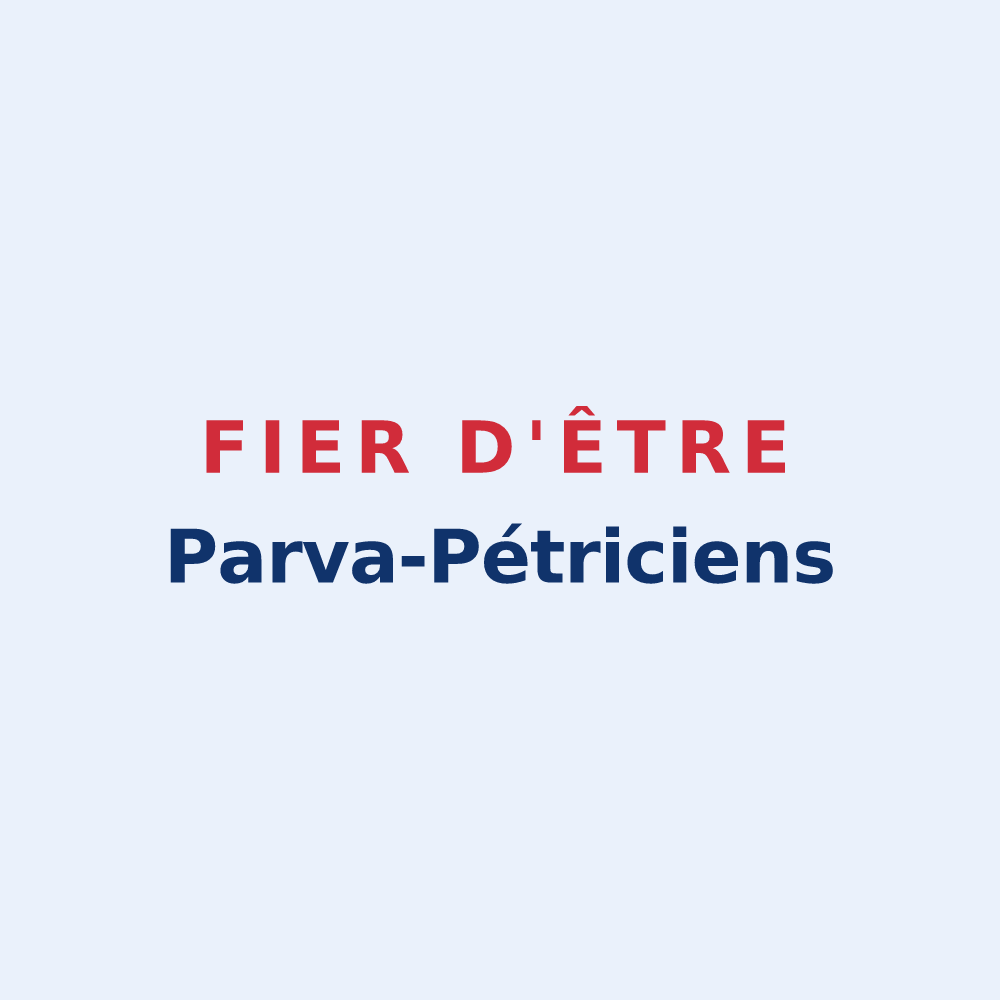 Sticker « Fier d'être Parva-Pétriciens » — design pour La Petite-Pierre