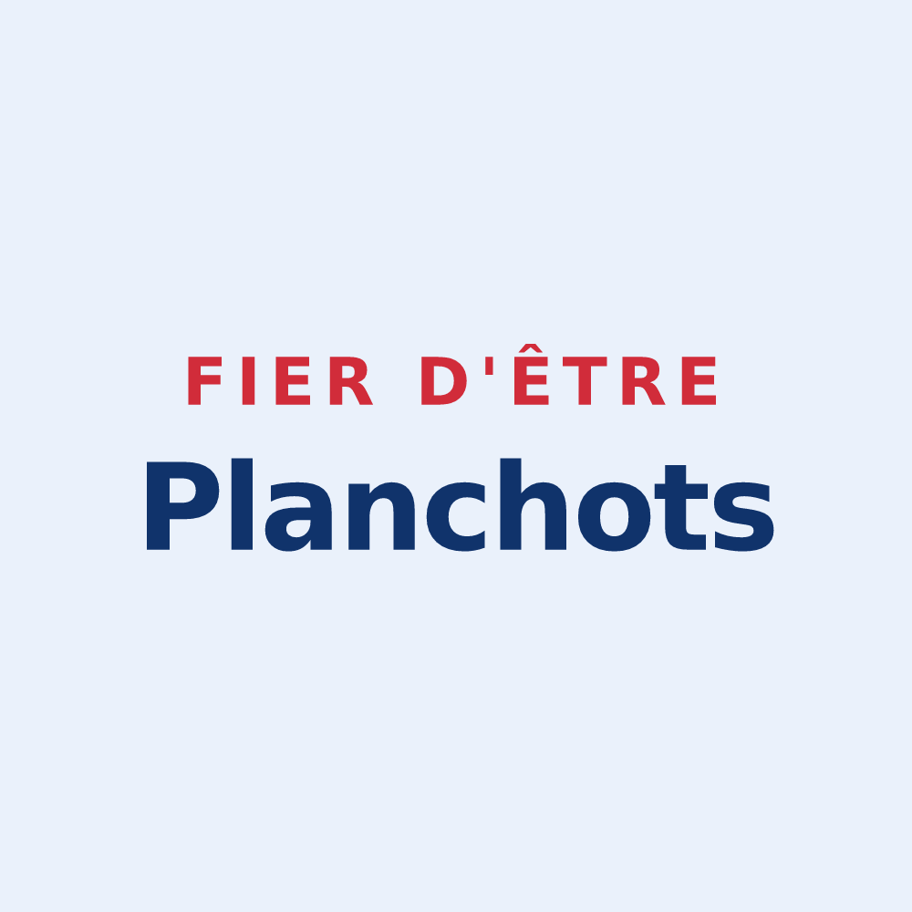 Sticker « Fier d'être Planchots » — design pour La Planche