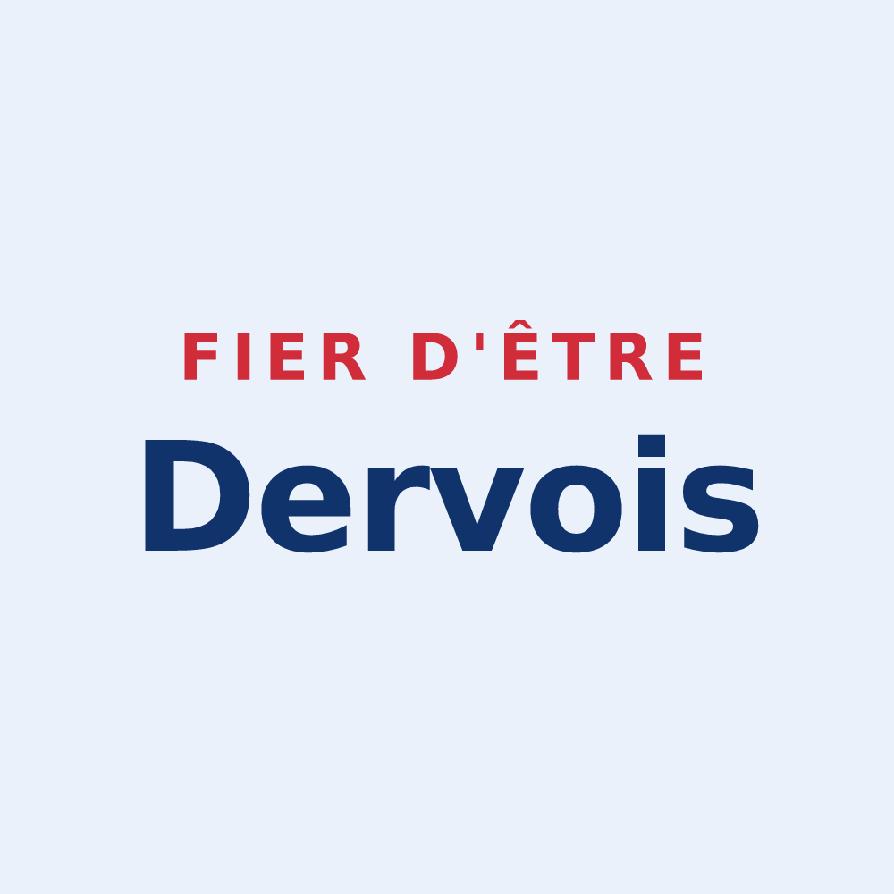 Sticker « Fier d'être Dervois » — design pour La Porte du Der
