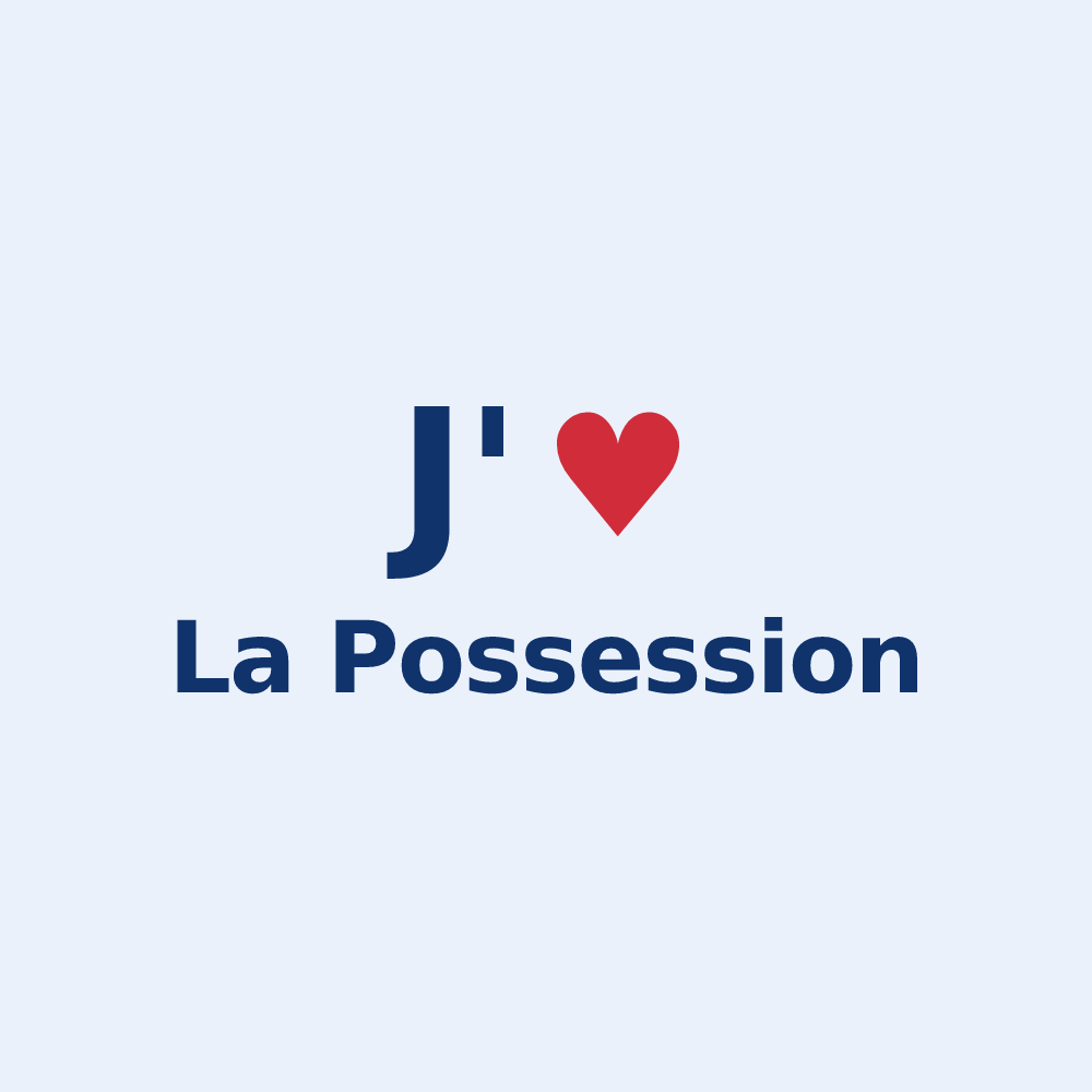Sticker personnalisé La Possession — design J'aime La Possession