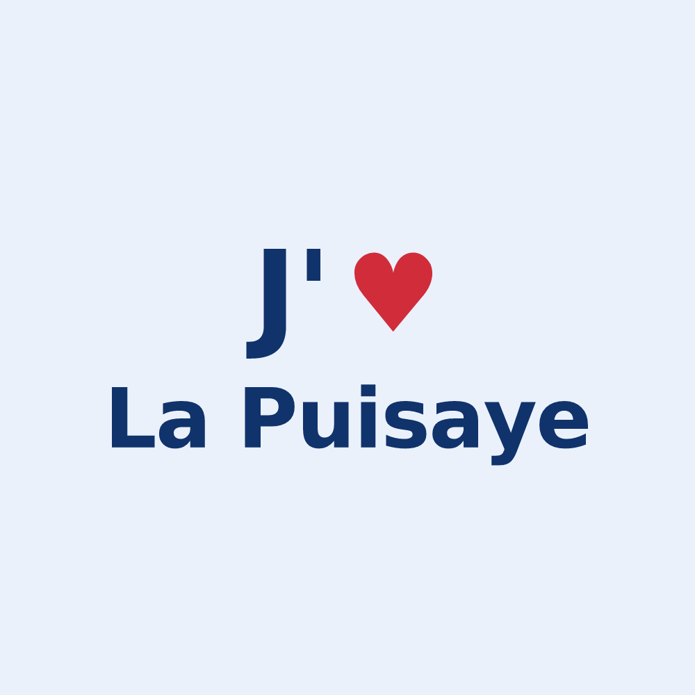 Sticker personnalisé La Puisaye — design J'aime La Puisaye