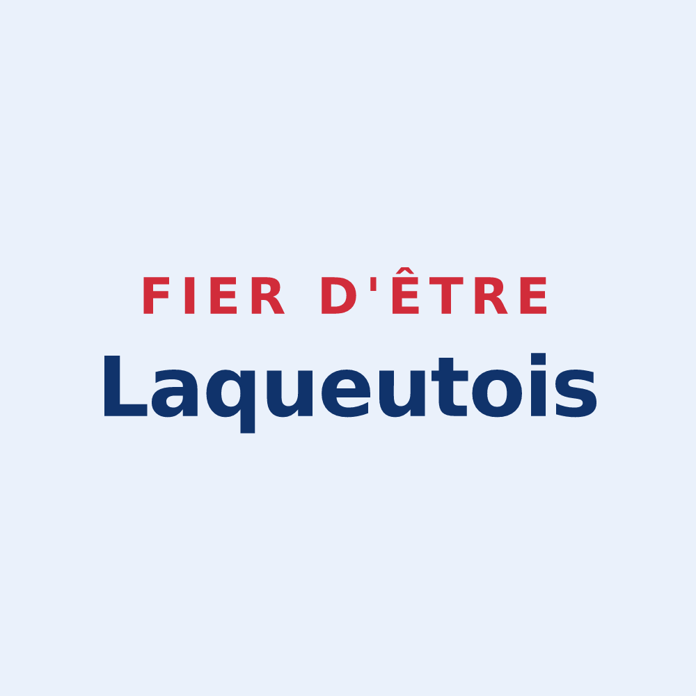 Sticker « Fier d'être Laqueutois » — design pour La Queue-les-Yvelines