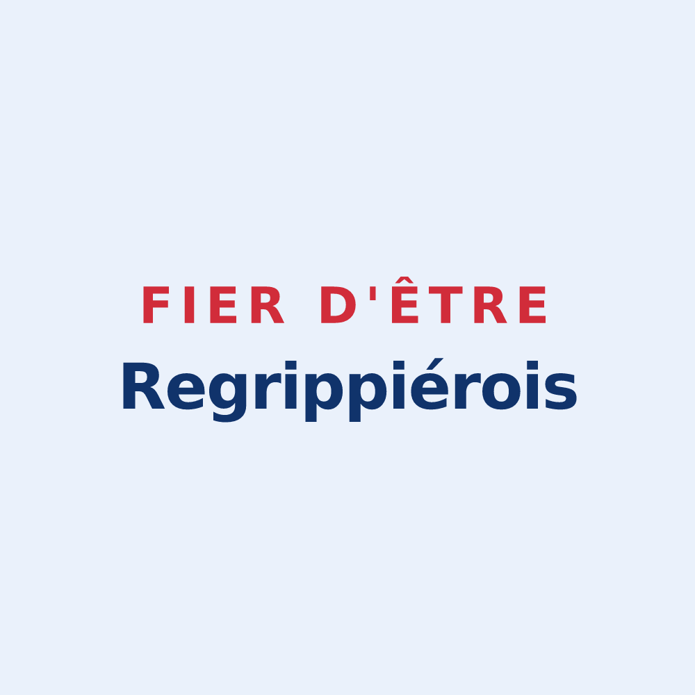 Sticker « Fier d'être Regrippiérois » — design pour La Regrippière