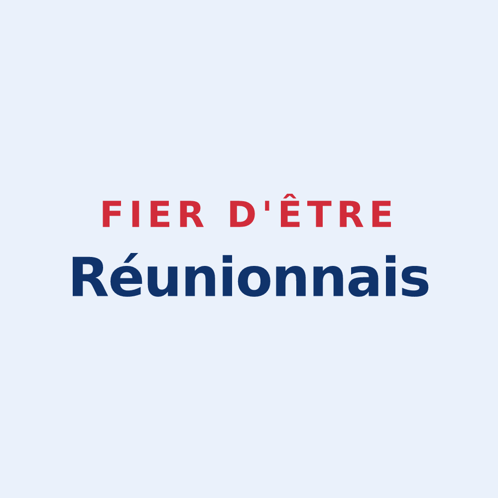 Sticker « Fier d'être Réunionnais » — design pour La Réunion