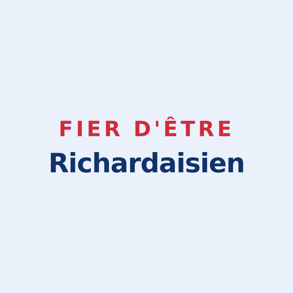 Sticker « Fier d'être Richardaisien » — design pour La Richardais