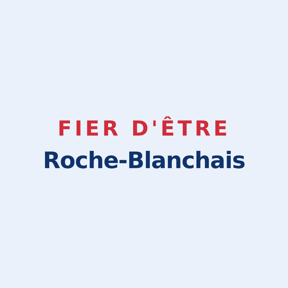 Sticker « Fier d'être Roche-Blanchais » — design pour La Roche-Blanche