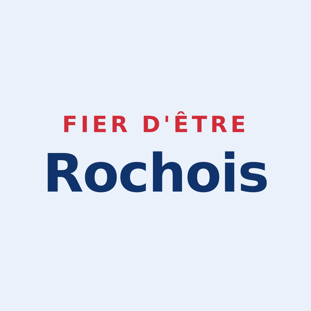 Sticker « Fier d'être Rochois » — design pour La Roche-Maurice