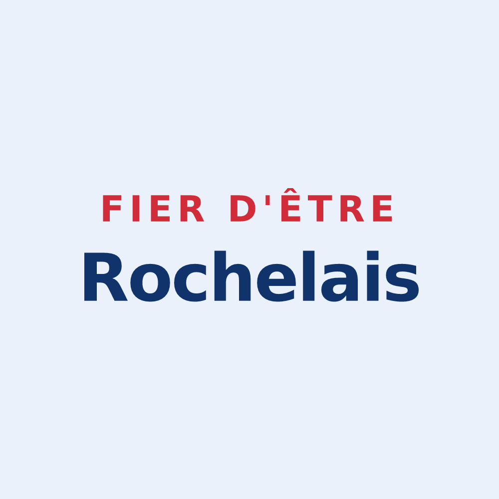 Sticker « Fier d'être Rochelais » — design pour La Roche-Posay