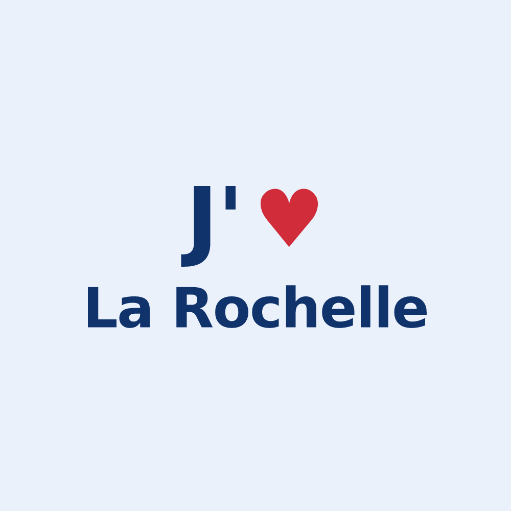 Sticker personnalisé La Rochelle — design J'aime La Rochelle