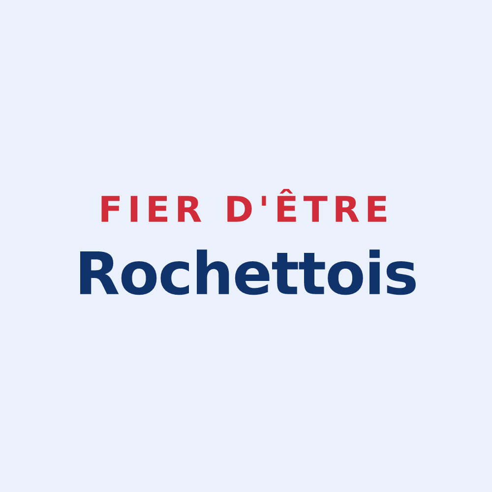 Sticker « Fier d'être Rochettois » — design pour La Rochette