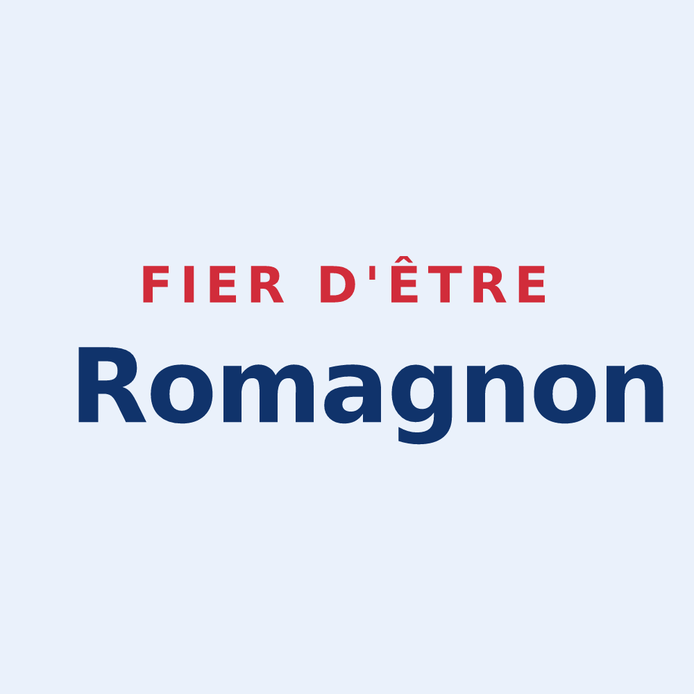 Sticker « Fier d'être Romagnon » — design pour La Romagne