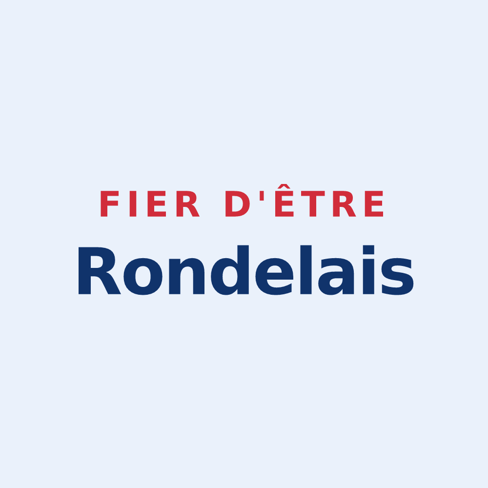 Sticker « Fier d'être Rondelais » — design pour La Ronde