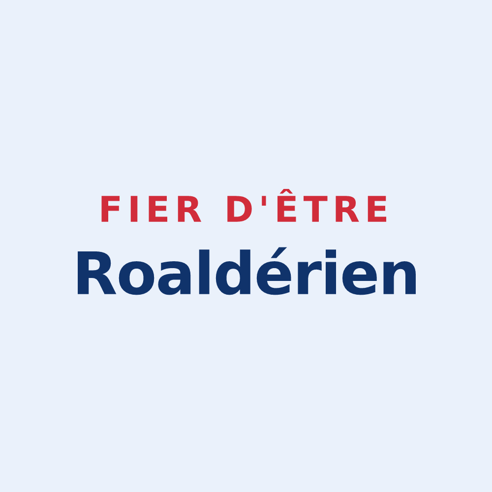 Sticker « Fier d'être Roaldérien » — design pour La Rouaudière