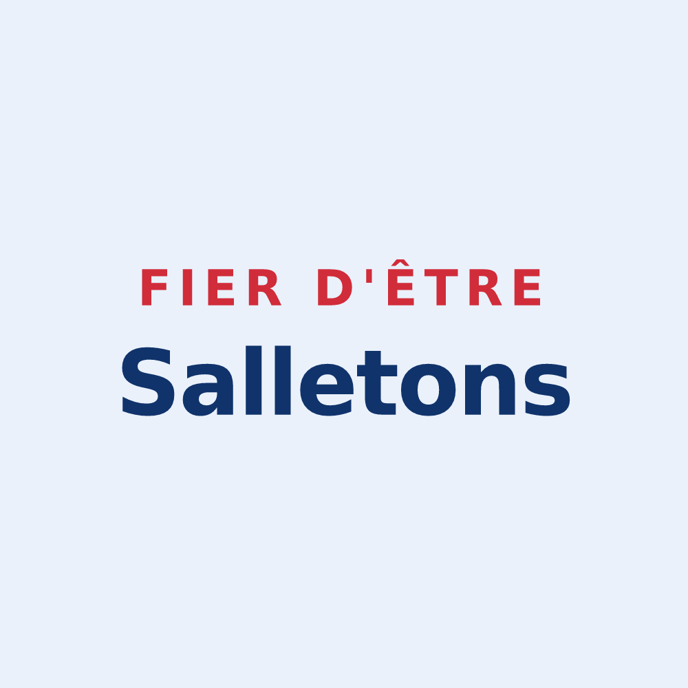 Sticker « Fier d'être Salletons » — design pour La Salle-en-Beaumont
