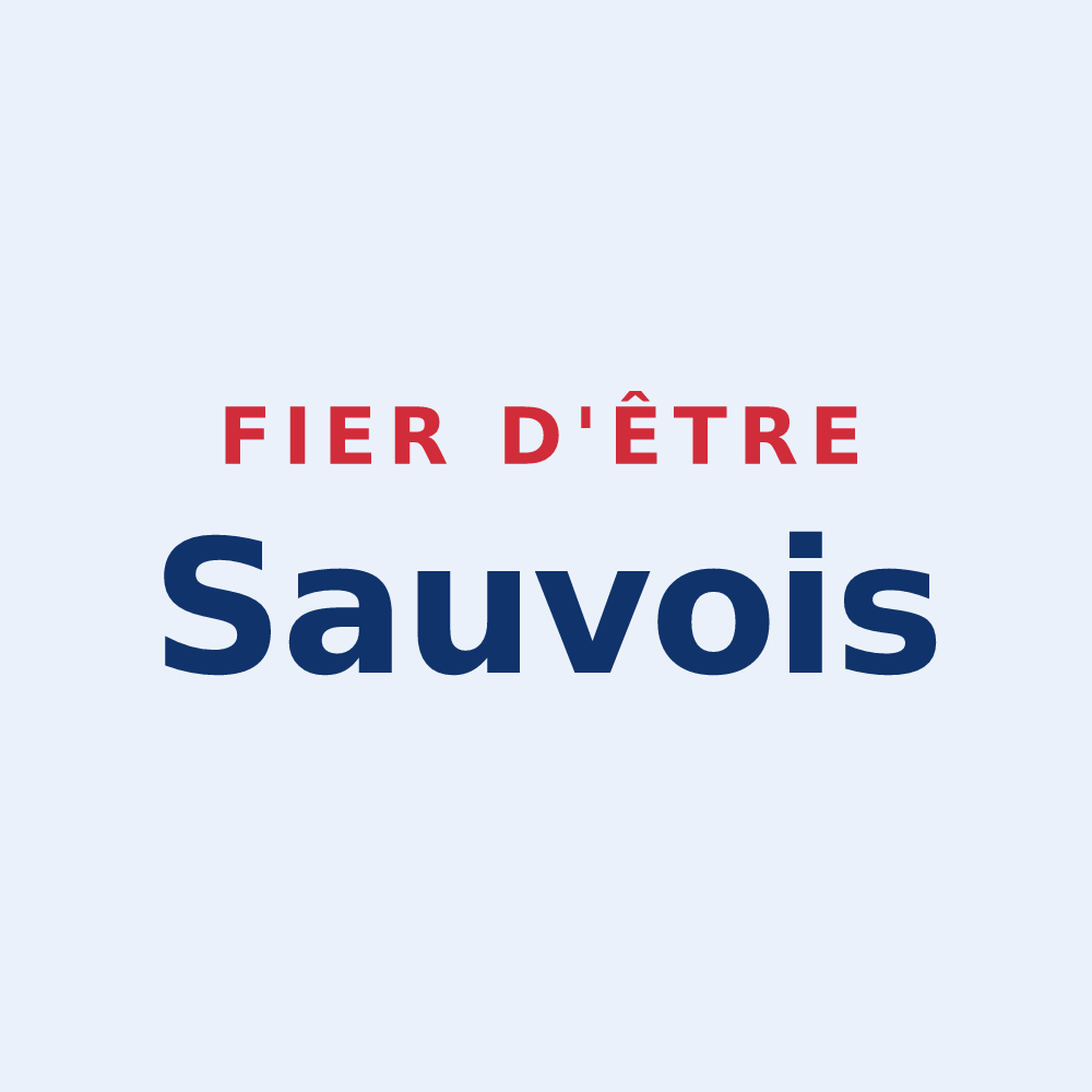 Sticker « Fier d'être Sauvois » — design pour La Sauve