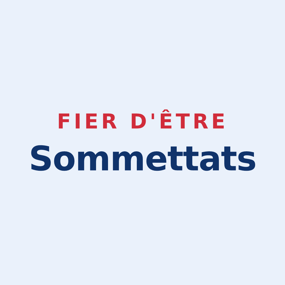 Sticker « Fier d'être Sommettats » — design pour La Sommette