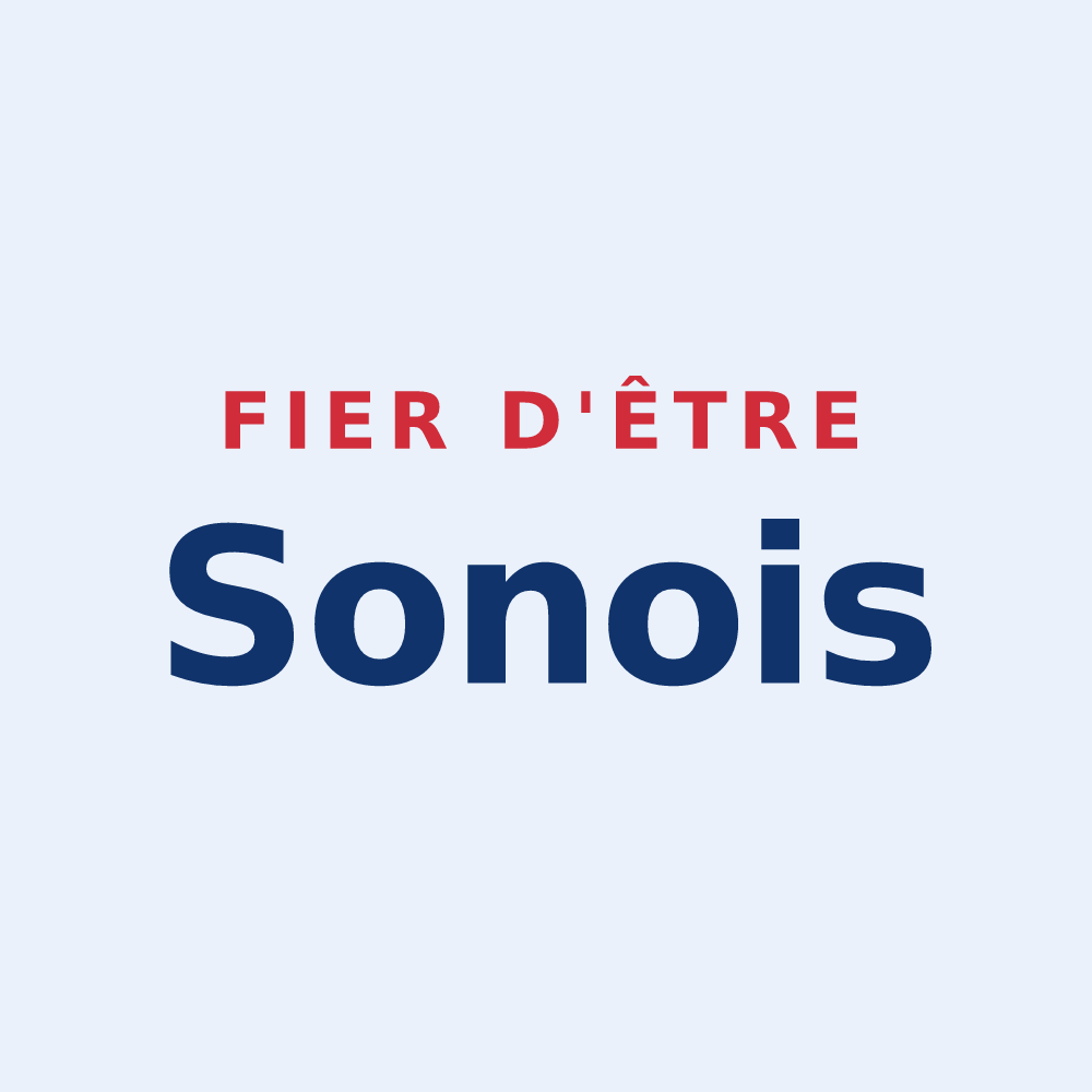 Sticker « Fier d'être Sonois » — design pour La Sône