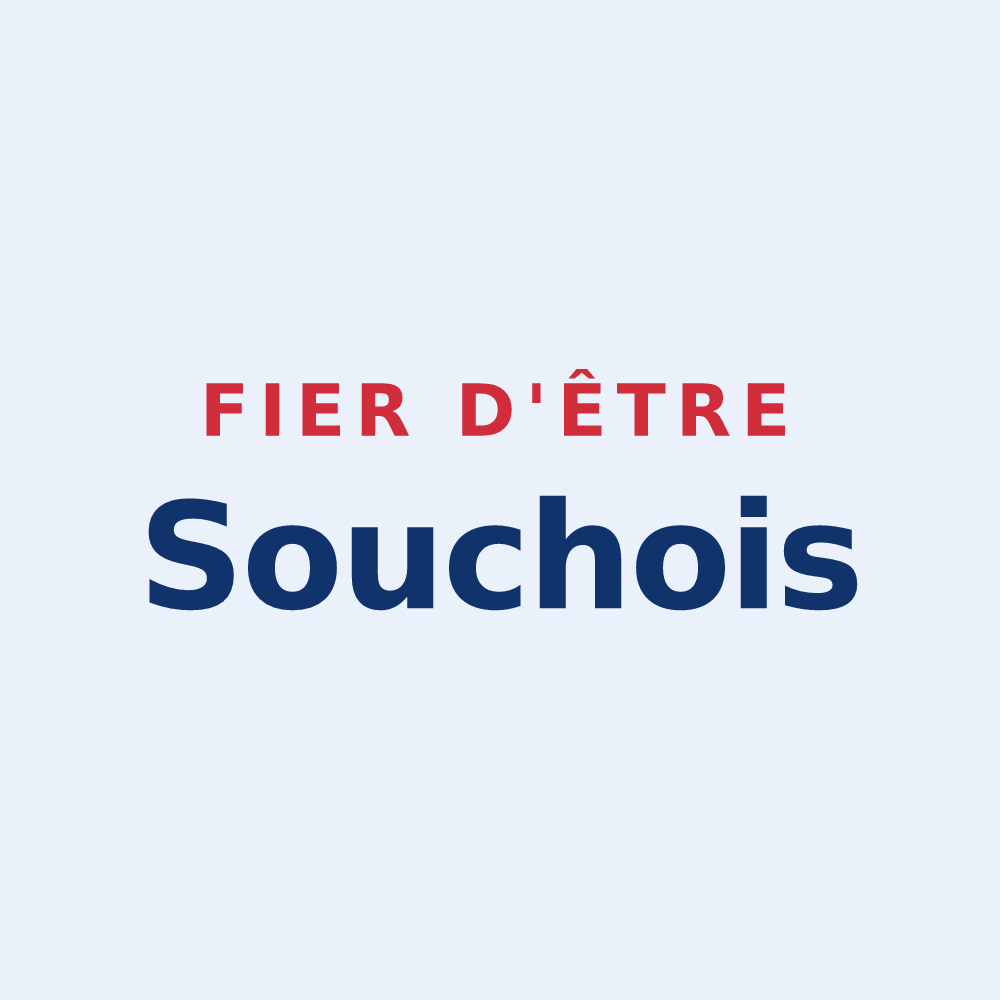 Sticker « Fier d'être Souchois » — design pour La Souche