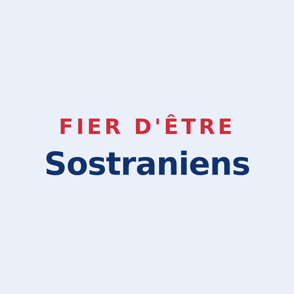 Sticker « Fier d'être Sostraniens » — design pour La Souterraine