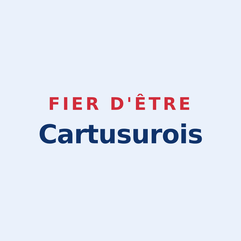 Sticker « Fier d'être Cartusurois » — design pour La Sure en Chartreuse