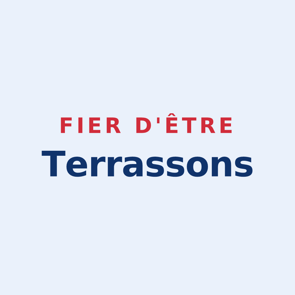 Sticker « Fier d'être Terrassons » — design pour La Terrasse