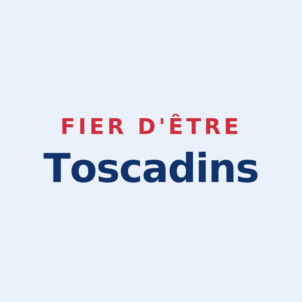 Sticker « Fier d'être Toscadins » — design pour La Touche