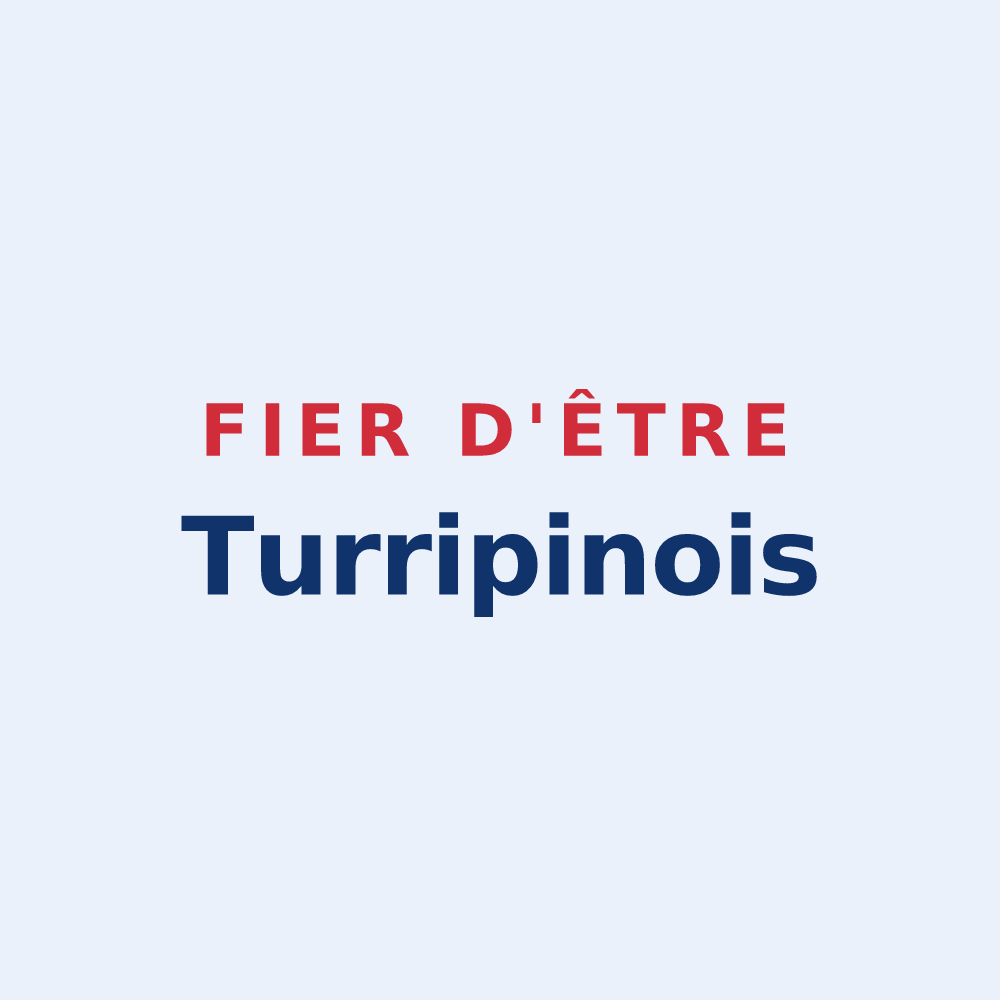 Sticker « Fier d'être Turripinois » — design pour La Tour-du-Pin
