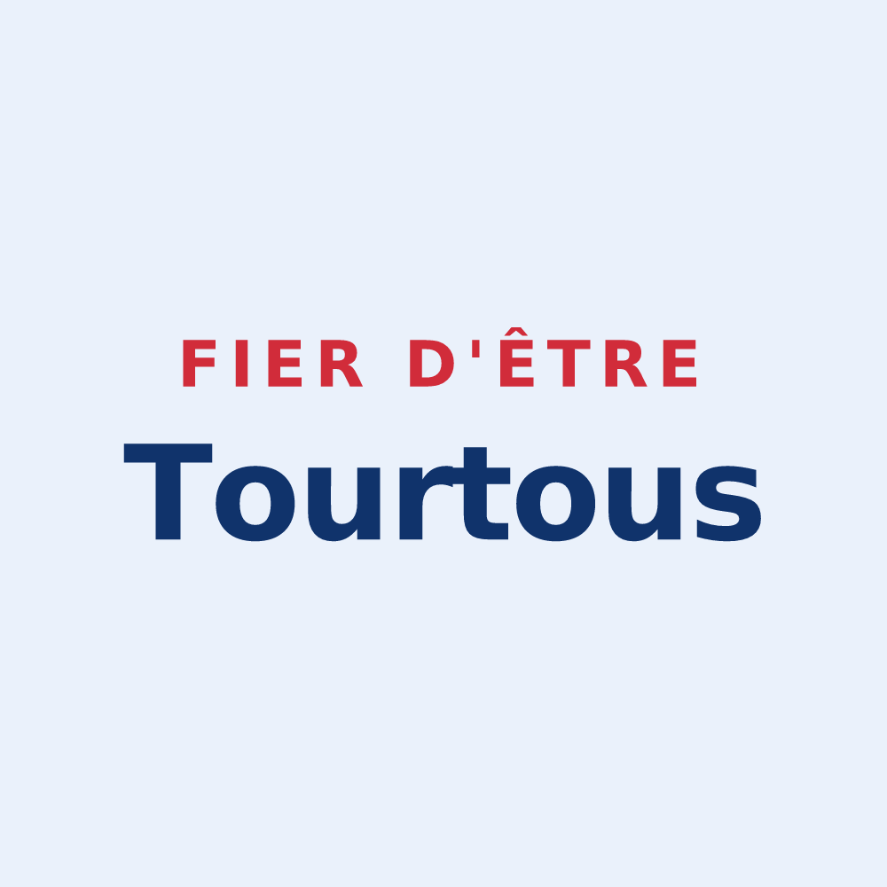 Sticker « Fier d'être Tourtous » — design pour La Tourette