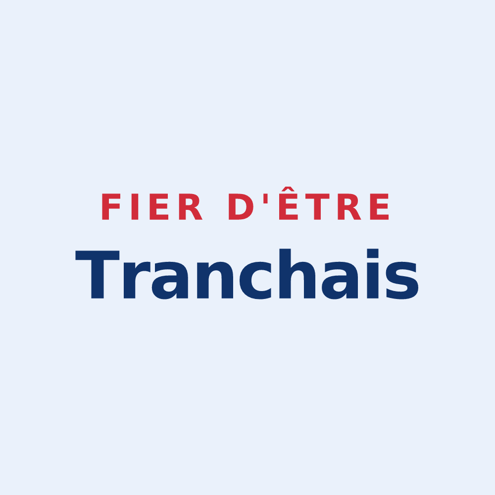 Sticker « Fier d'être Tranchais » — design pour La Tranche-sur-Mer
