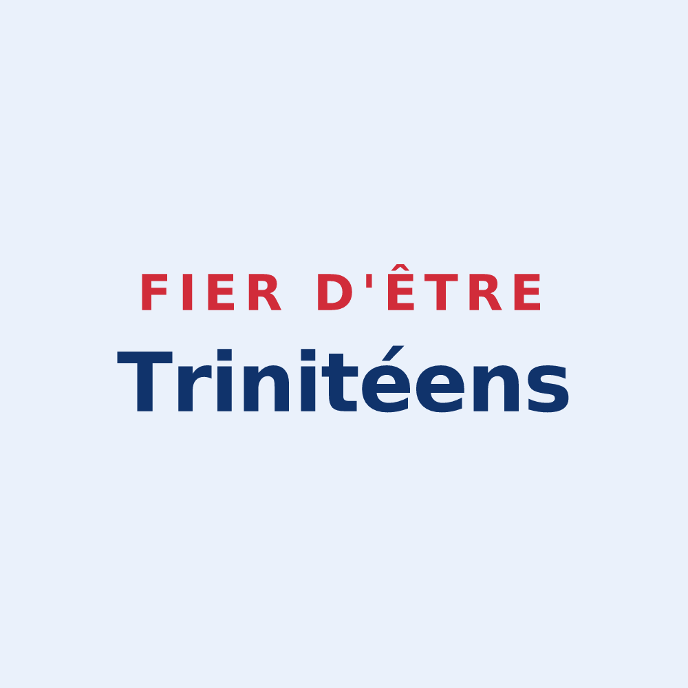 Sticker « Fier d'être Trinitéens » — design pour La Trinité