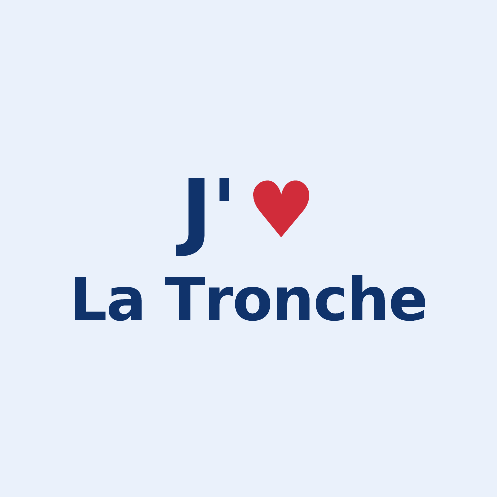 Sticker personnalisé La Tronche — design J'aime La Tronche