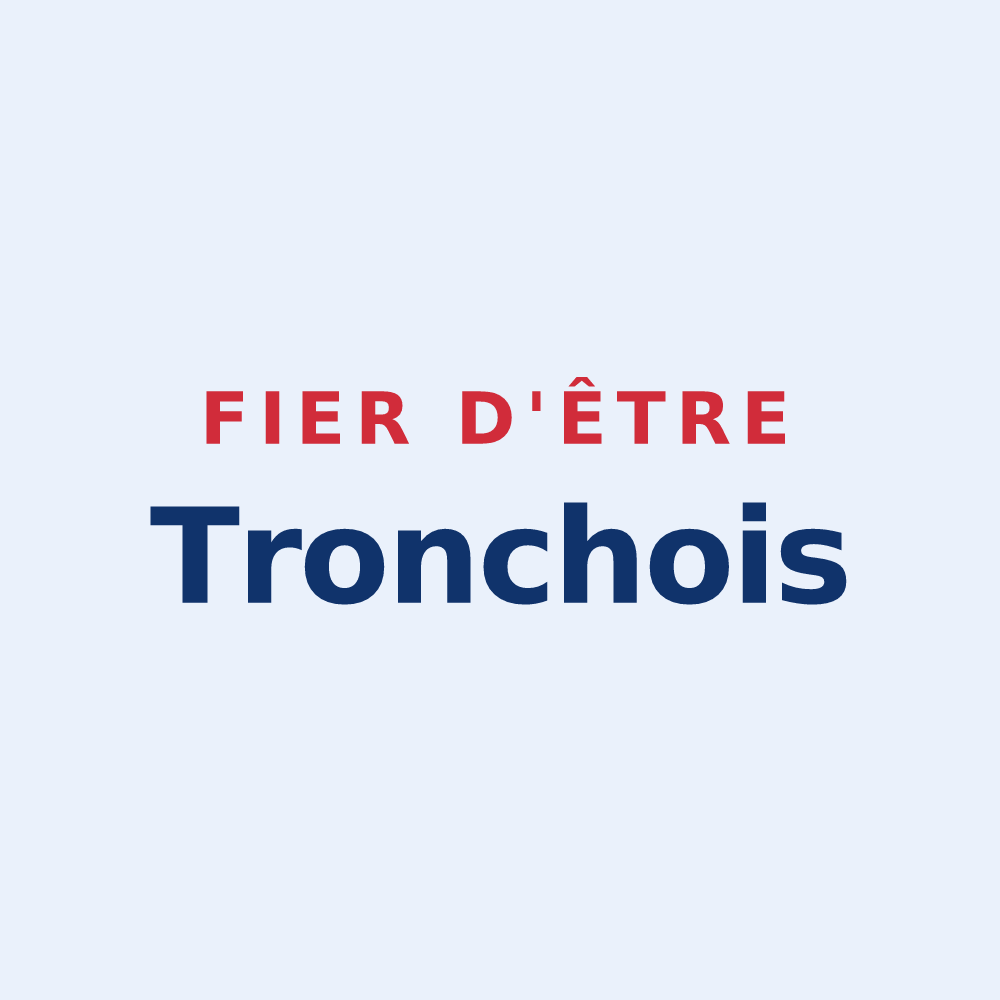 Sticker « Fier d'être Tronchois » — design pour La Tronche