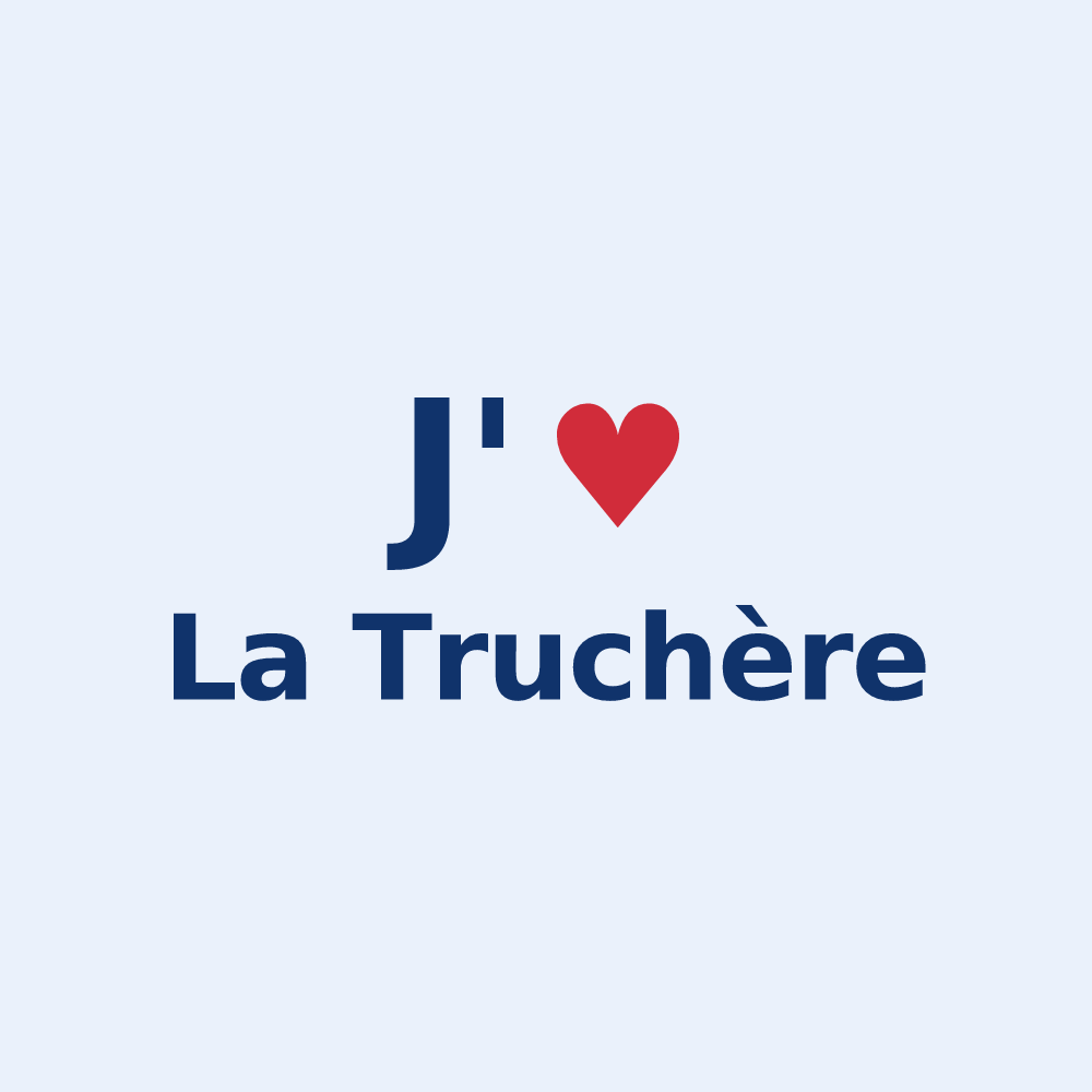 Sticker personnalisé La Truchère — design J'aime La Truchère