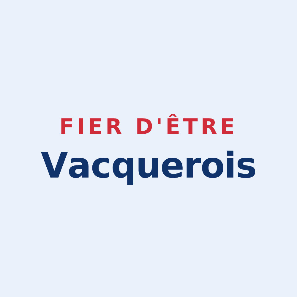 Sticker « Fier d'être Vacquerois » — design pour La Vacquerie-et-Saint-Martin-de-Castries