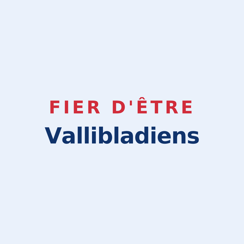 Sticker « Fier d'être Vallibladiens » — design pour La Vallée-au-Blé
