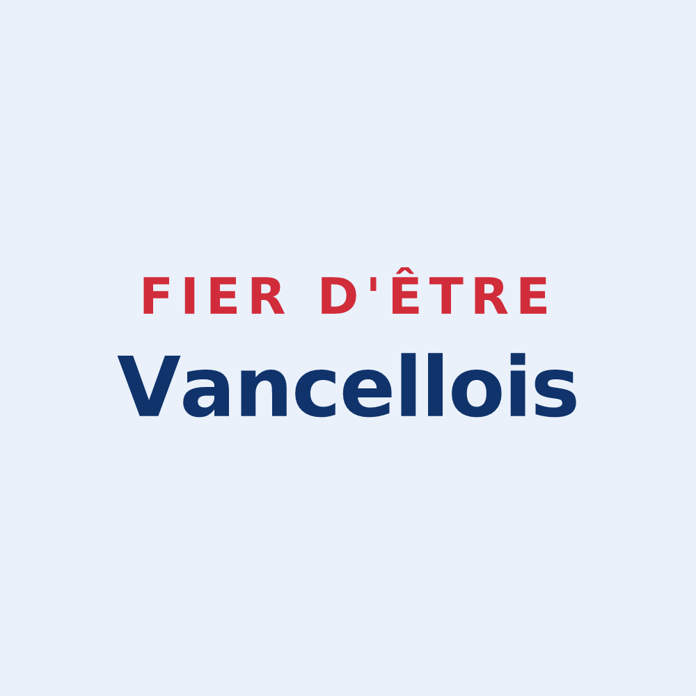 Sticker « Fier d'être Vancellois » — design pour La Vancelle