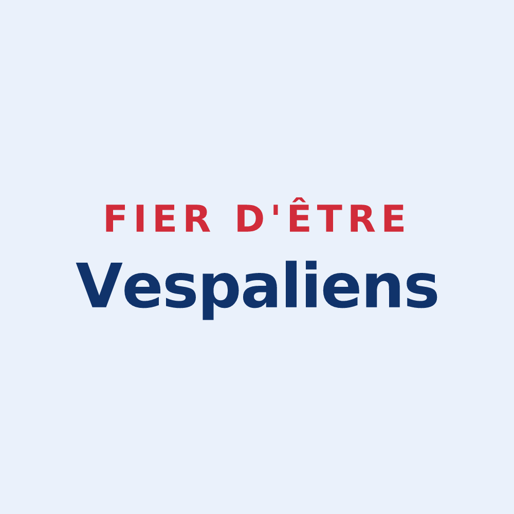 Sticker « Fier d'être Vespaliens » — design pour La Vaupalière