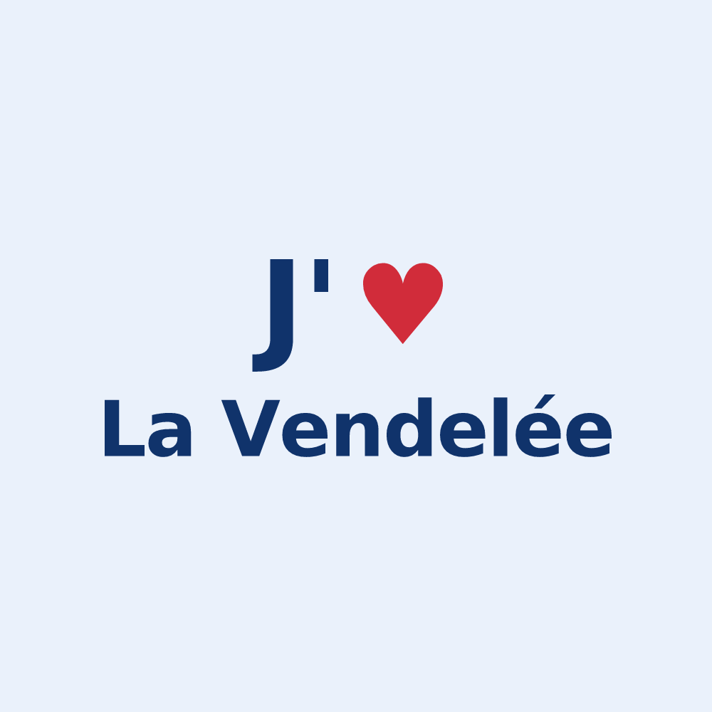 Sticker personnalisé La Vendelée — design J'aime La Vendelée