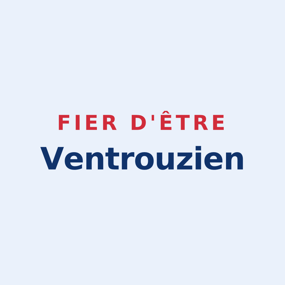 Sticker « Fier d'être Ventrouzien » — design pour La Ventrouze