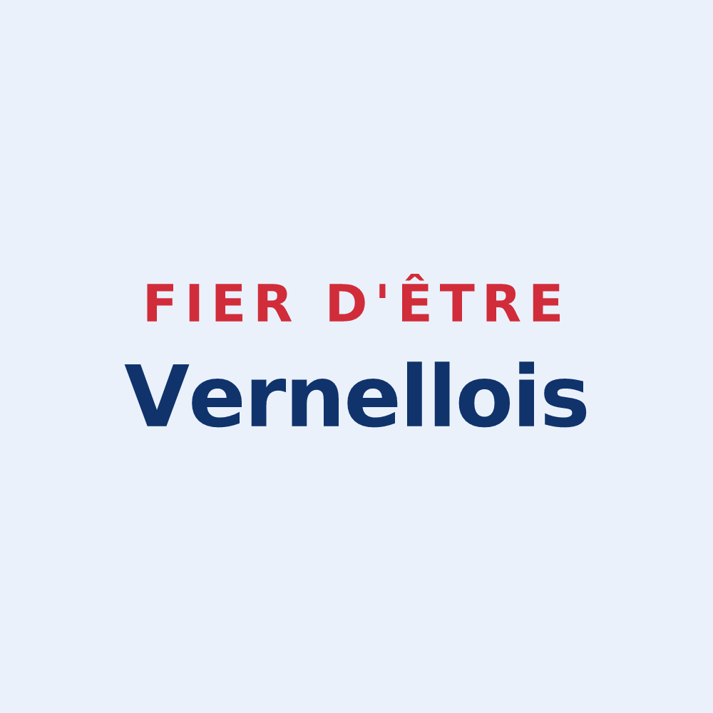 Sticker « Fier d'être Vernellois » — design pour La Vernelle