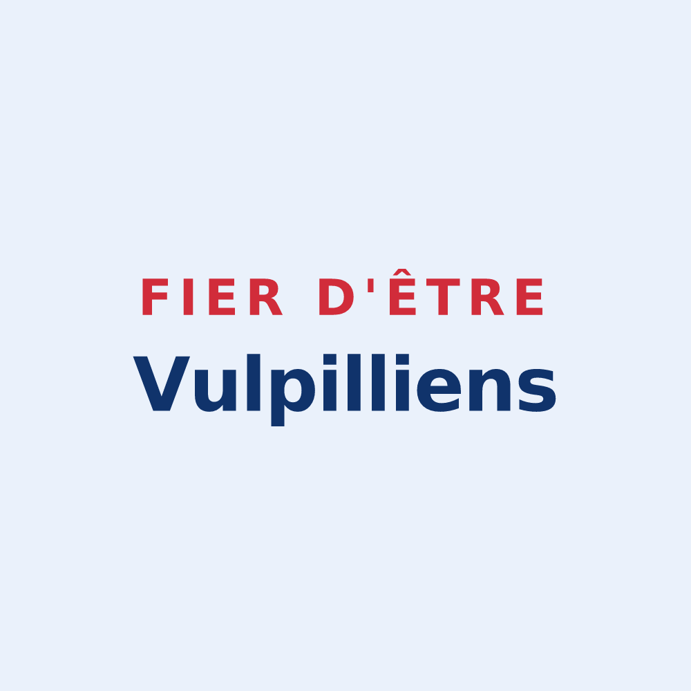 Sticker « Fier d'être Vulpilliens » — design pour La Verpillière