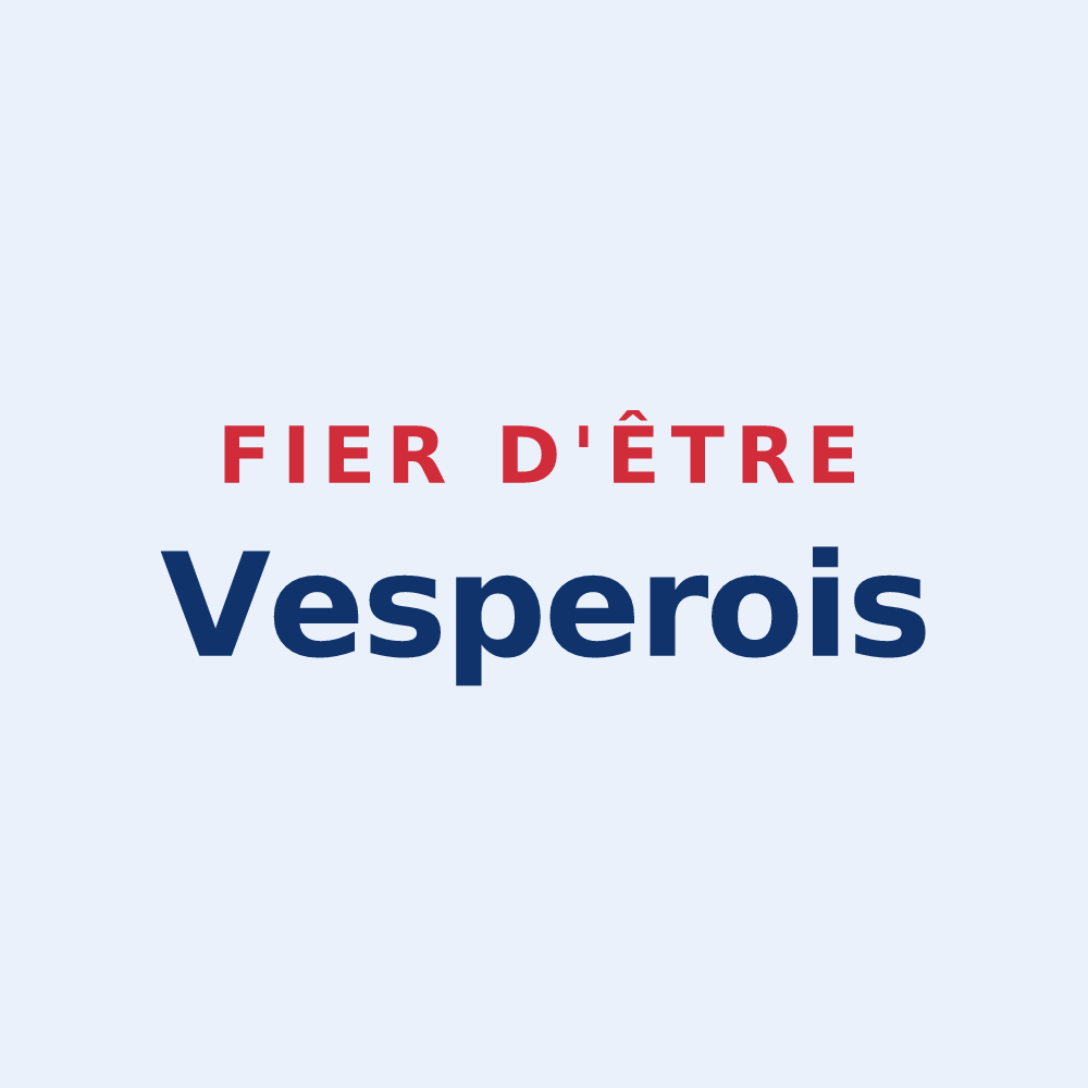 Sticker « Fier d'être Vesperois » — design pour La Vespière-Friardel