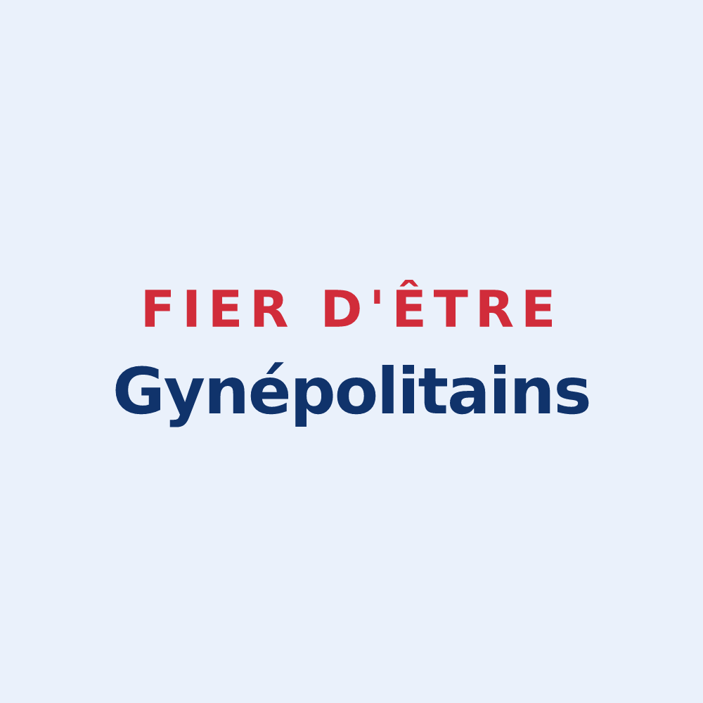 Sticker « Fier d'être Gynépolitains » — design pour La Ville-aux-Dames