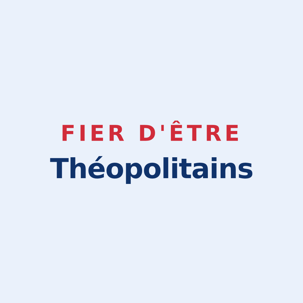 Sticker « Fier d'être Théopolitains » — design pour La Ville-Dieu-du-Temple